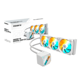 Enfriamiento Liquido Gigabyte Gaming 360 Ice / 360mm / Ventiladores ARGB / Compatible Con Intel LGA1851 Y AMD AM5 / Color Blanco / GP-GIGABYTE GME 360I