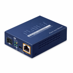 Convertidor De Medios PoE Planet 1 Puerto RJ45 Gigabit Con Salida PoE 802.3AF / AT / BT (Hasta 60 W) / 1 Puerto SFP 100 / 1000BASE-X / GUP-805A-60W