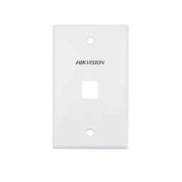 Caja De Placas De Pared Con 20 Piezas Hikvision DS-1FPA1-A De 1 Puerto / ABS / Blanco