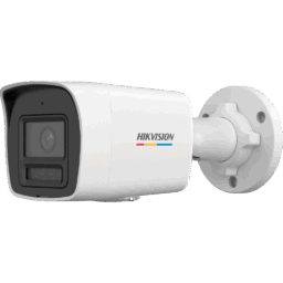 Camara Bala IP Hikvision DS-2CD1047G3-LIUF de 4MP/2.8MM/Dual Light (30M IR + 30M Luz Blanca)/Microfono Integrado/IP67/WDR/POE/Micro SD
