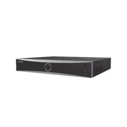 NVR 16 Canales IP Hikvision DS-7716NXI-K4/16P(E) de 12MPX/16 Puertos POE+/Acusense (Evita Falsas Alarmas)/Reconocimiento Facial/4 Bahías de Disco Duro/Switch POE 300M/HDMI en 4K/Alarmas I/O