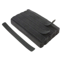 Paquete C / 100PZ De Cinta De Contacto Panduit HLB2S-C0 De 178MM De Largo / 19.1MM De Ancho / Negro