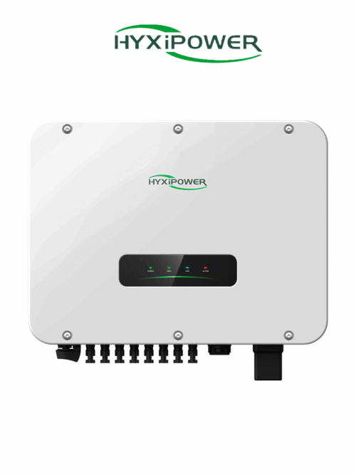 Inversor de Cadena Trifásico Comercial 30,000W Hyxipower HYX-S30K-LT 220V, IP66/Solar/Administración Remota/Protección Contra Sobretensión Tipo II