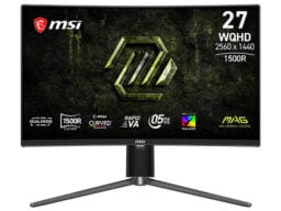 Monitor 27" MSI MAG 274CQPDF X32/LED/Curvo/VA/2xHDMI/DP/2560x1440/FreeSync/320Hz/0.5ms/Negro