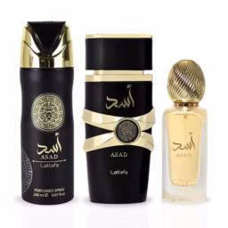 Set De Perfume LATTAFA Asad/Para Hombre/Eau De Parfum 100 ml + Body Spray 200 ml/Fragancia Oriental Especiada