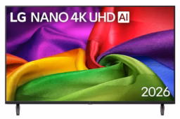 Smart TV de 85" LG Nano 4K UHD AI NU80 85NU800BPSB / 3840 × 2160 / HDR10 Pro / 3 HDMI / USB / Wi-Fi / Bluetooth / Negro