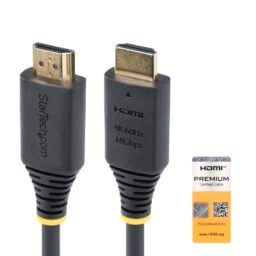Cable HDMI 2.0 STARTECH PREMIUM HIGH SPEED 4K A 60HZ 50CM TPE – HDMI2-CABLE-4K60-50C